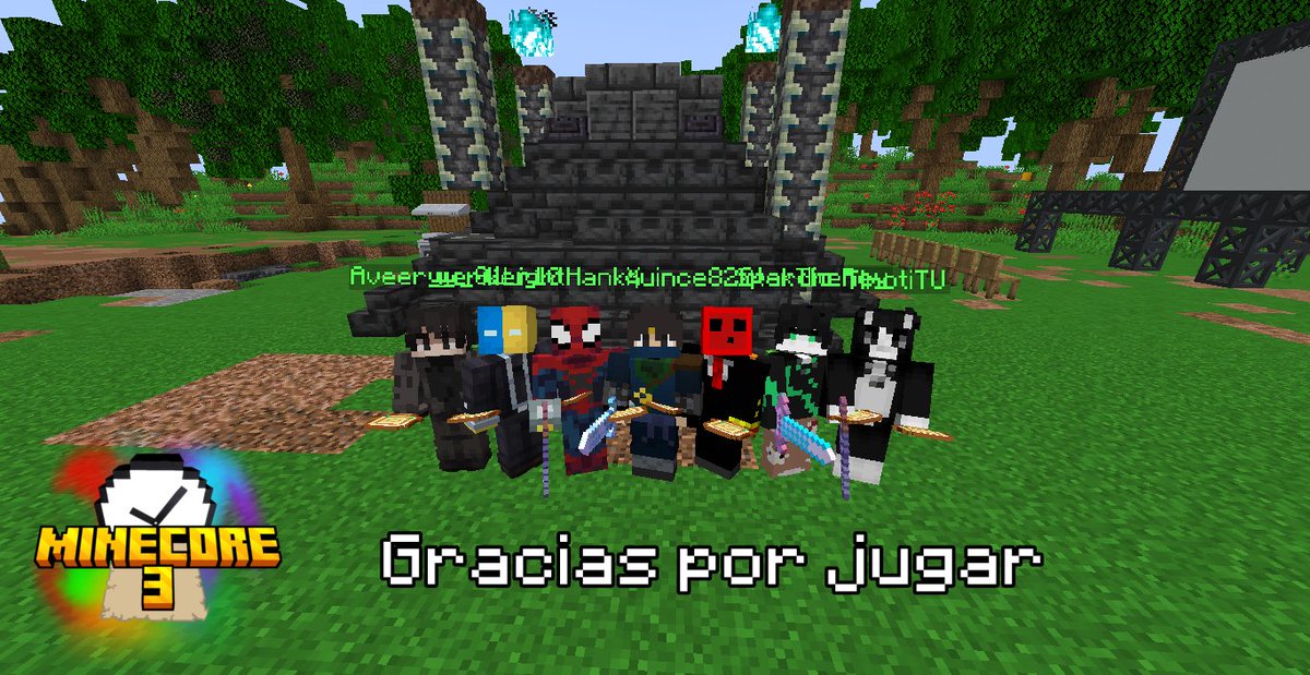 3Minecore's tweet photo. Y así termino la travesía en Minecore 3,una serie superior a las entregas pasadas y que se espera puedan recordar por mucho tiempo,gracias por jugar!
#minecore3 https://t.co/EuzOBq5gW0
