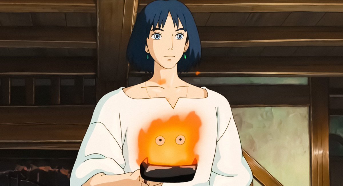 anime_'s tweet photo. Calcifer is so cute https://t.co/UH0V73q9fx