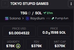 Smashing_PUMP_'s tweet photo. $TSG
ca: HuWxLYJ3favQ6e3zK5559zk9Qd2T38gGHK5fS1Wcpump

11m +682% https://t.co/qSdMCOw45n