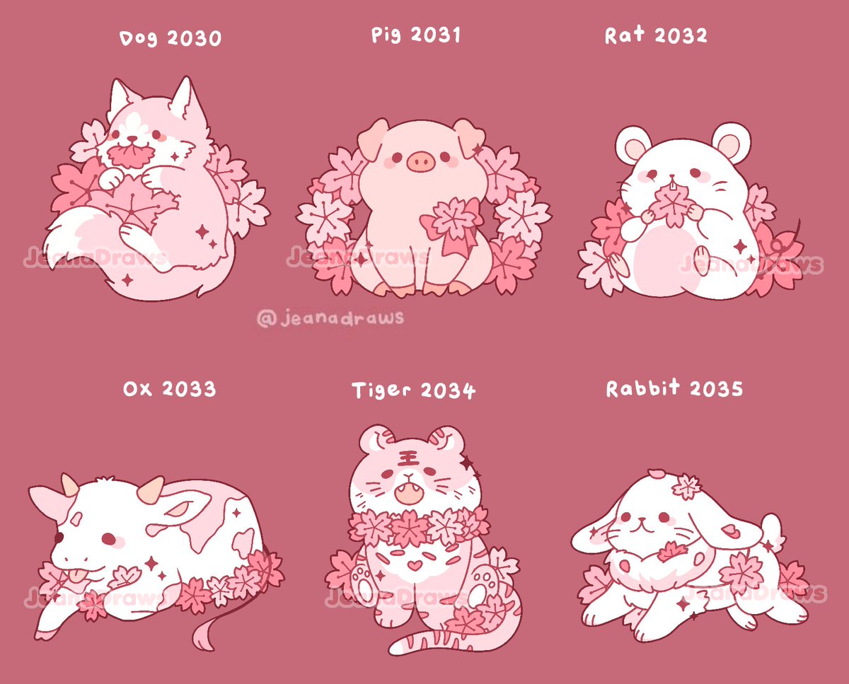 here's the other six! 🌸