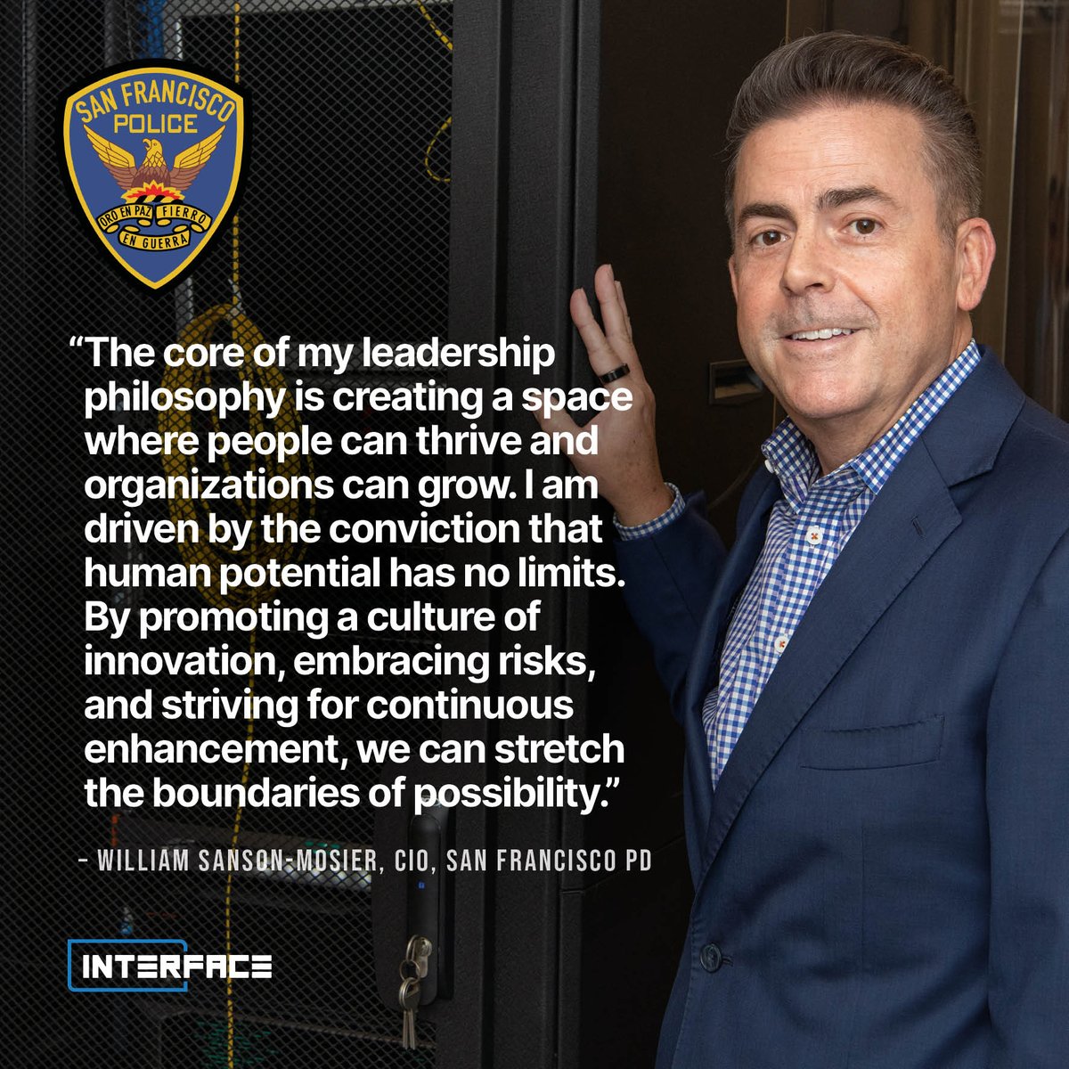 In case you missed it, please see the amazing things happening at the <a href="/sfgov/">City and County of San Francisco</a>  <a href="/SFPD/">San Francisco Police</a>  at bit.ly/TW-Interface-57 with all the support our amazing @SFPDChief!