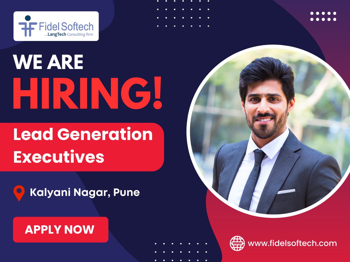 Fidel_Softech's tweet photo. Fidel is hiring #LeadGenerationExecutives. π’
~ Experience: 0-3 Years
~ Location: Kalyani Nagar,Β #Pune
~ Skills: Feed the leads to the sales teams, Ability to cold-call
Apply here: https://t.co/qvDBOMXph3
#LeadGeneration #LeadGenerationJobs #LeadGenerationJobsPune #PuneJobs https://t.co/KVNzjVUcT1
