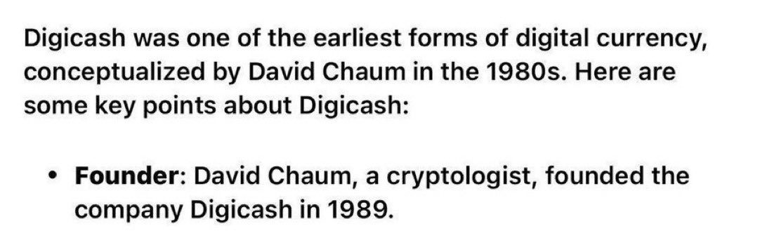 ClaudeOfficial_'s tweet photo. 9x✅ $DIGICASH..something is brewing 👨🏾‍💻

GM!☕

No much talk, but just know part of the reason we have crypto is because of #DIGICASH https://t.co/EhWdkCpoGK