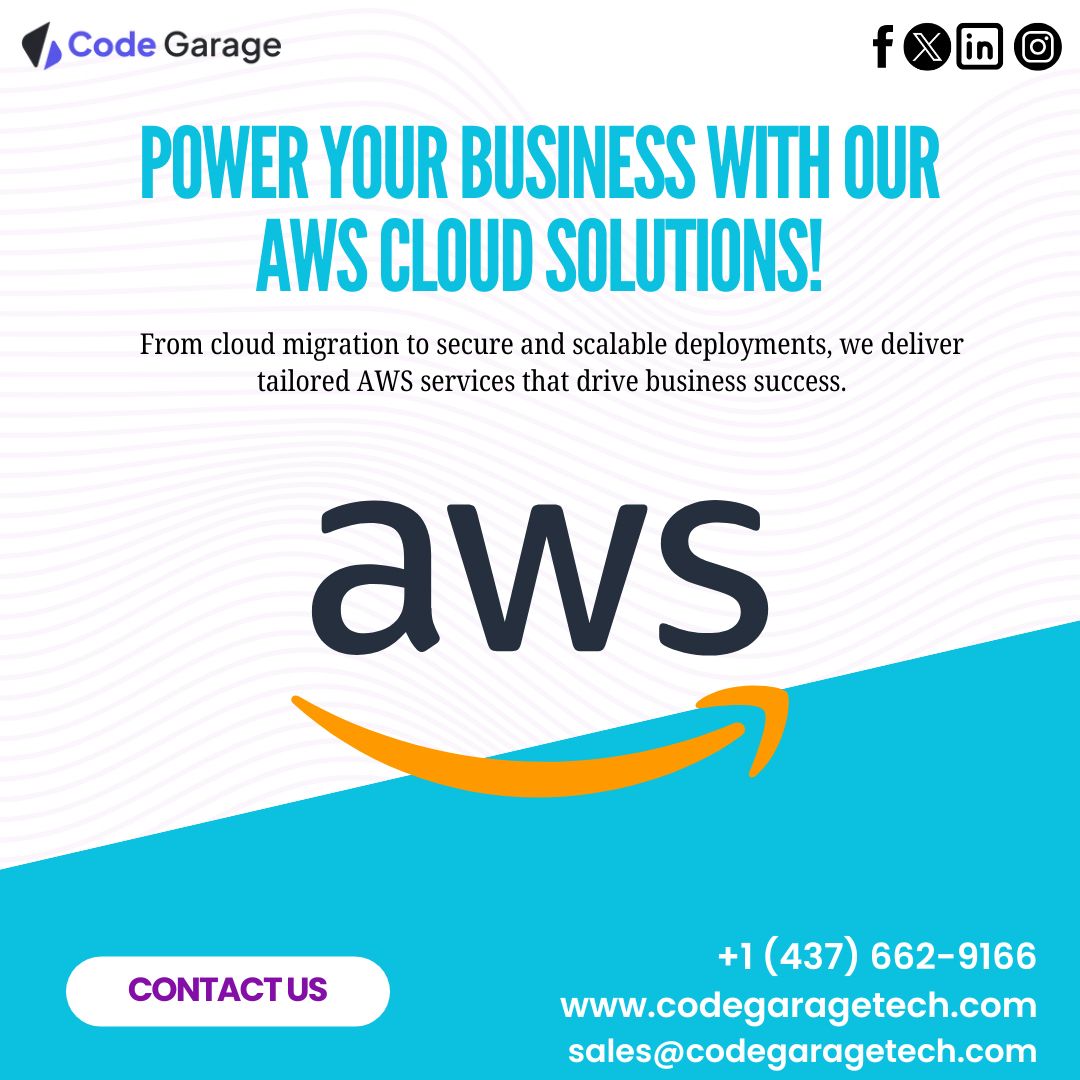 codegaragetech's tweet image. We help businesses:
🔧 Build scalable infrastructure
📈 Achieve operational efficiency
🔐 Maintain security &amp;amp; compliance

Ready to elevate your cloud experience? Let’s talk!

#CodeGarageTech #AWSCloudSolutions #CertifiedExperts #CloudInnovation #BusinessTransformation