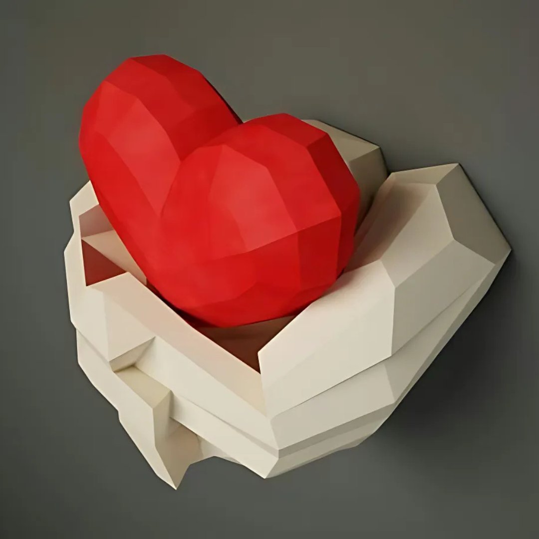 Cra7tyHub's tweet image. Bearing Love ❤
Made with hands for the heart(s)
• Wall hung 
• Dimension: H 7inches, W 5inches, L 5.5inches

#papercrafts #loversgift #handcrafteditems #valentinegift