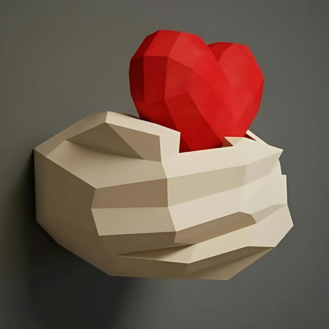 Cra7tyHub's tweet image. Bearing Love ❤
Made with hands for the heart(s)
• Wall hung 
• Dimension: H 7inches, W 5inches, L 5.5inches

#papercrafts #loversgift #handcrafteditems #valentinegift