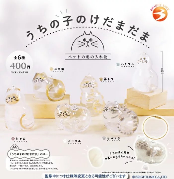 あなたのペットの毛で作りたいだろ？