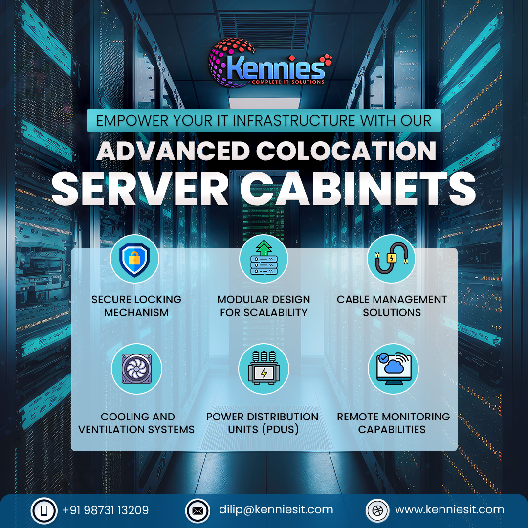 Kennies_IT's tweet image. Upgrade your IT with our advanced colocation server cabinets: secure, scalable, &amp;amp; efficient with top-tier cooling, cable management &amp;amp; remote monitoring.

🌐 Website: kenniesit.com
📧 Email: sales@kenniesit.com
📞 Contact: +91 120 409 2012

#ColocationHosting #KenniesIT