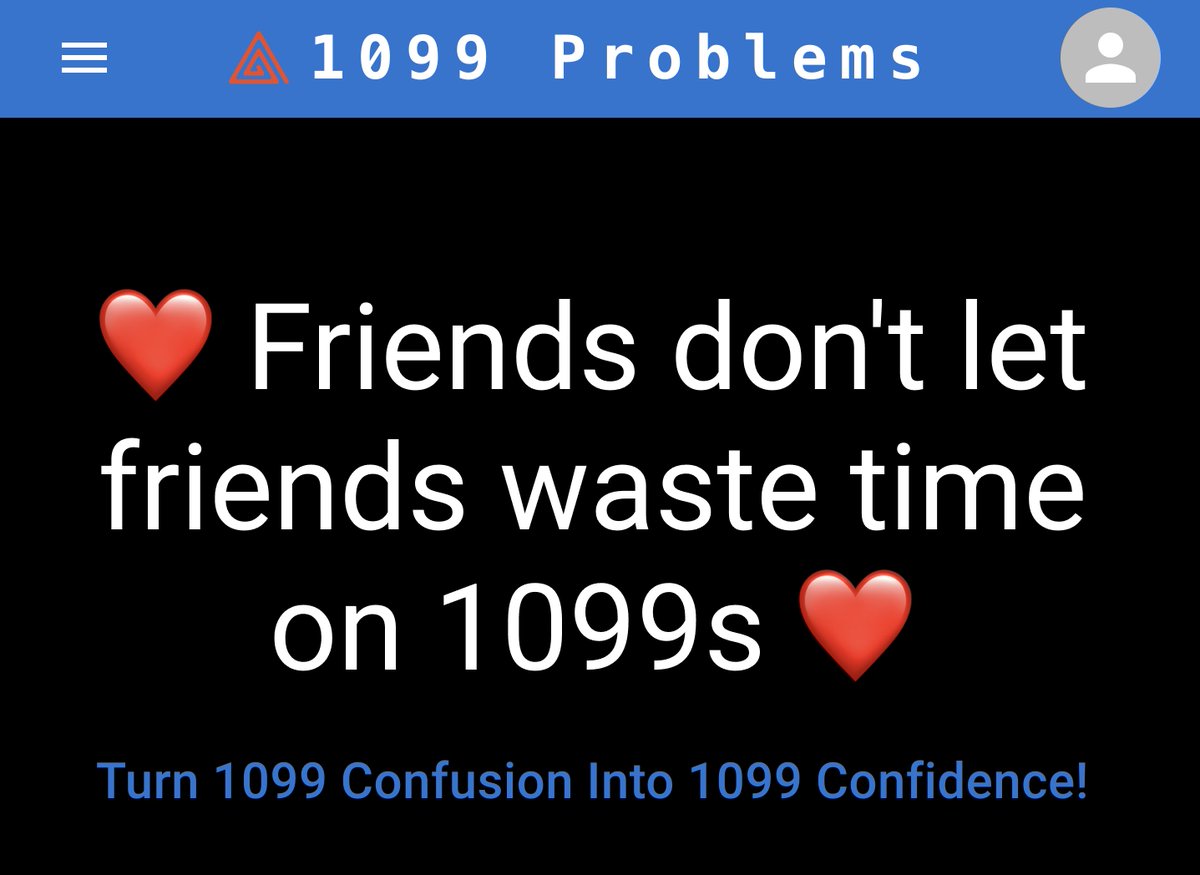 🎉1099s are due January 31st!! Friendly Reminders Edition!
🚨 Payments that are reportable on Form 1099-K do NOT belong on Form 1099-NEC.
🚩 Income reported on both forms is reported to the IRS twice. 
🚀 Learn more at 1099problems.io 
#1099s #taxtwitter #1099K #1099NEC