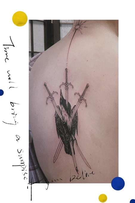 New tatt!!!🐦‍⬛ 