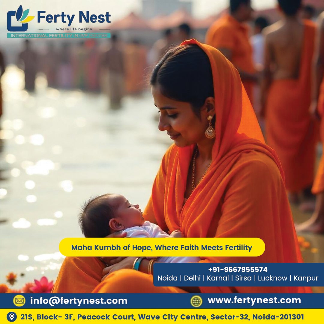 Maha Kumbh of Hope, Where Faith Meets Fertility 

📍 Noida | Delhi | Karnal | Sirsa | Lucknow | Kanpur
📩 info@fertynest.com | 🌐 fertynest.com

#fertilityhope #ivfjourney #motherhoodblessings #fertilitysuccess #miraclebaby #hopeandfaith #ivfcommunity #fertilitysupport
