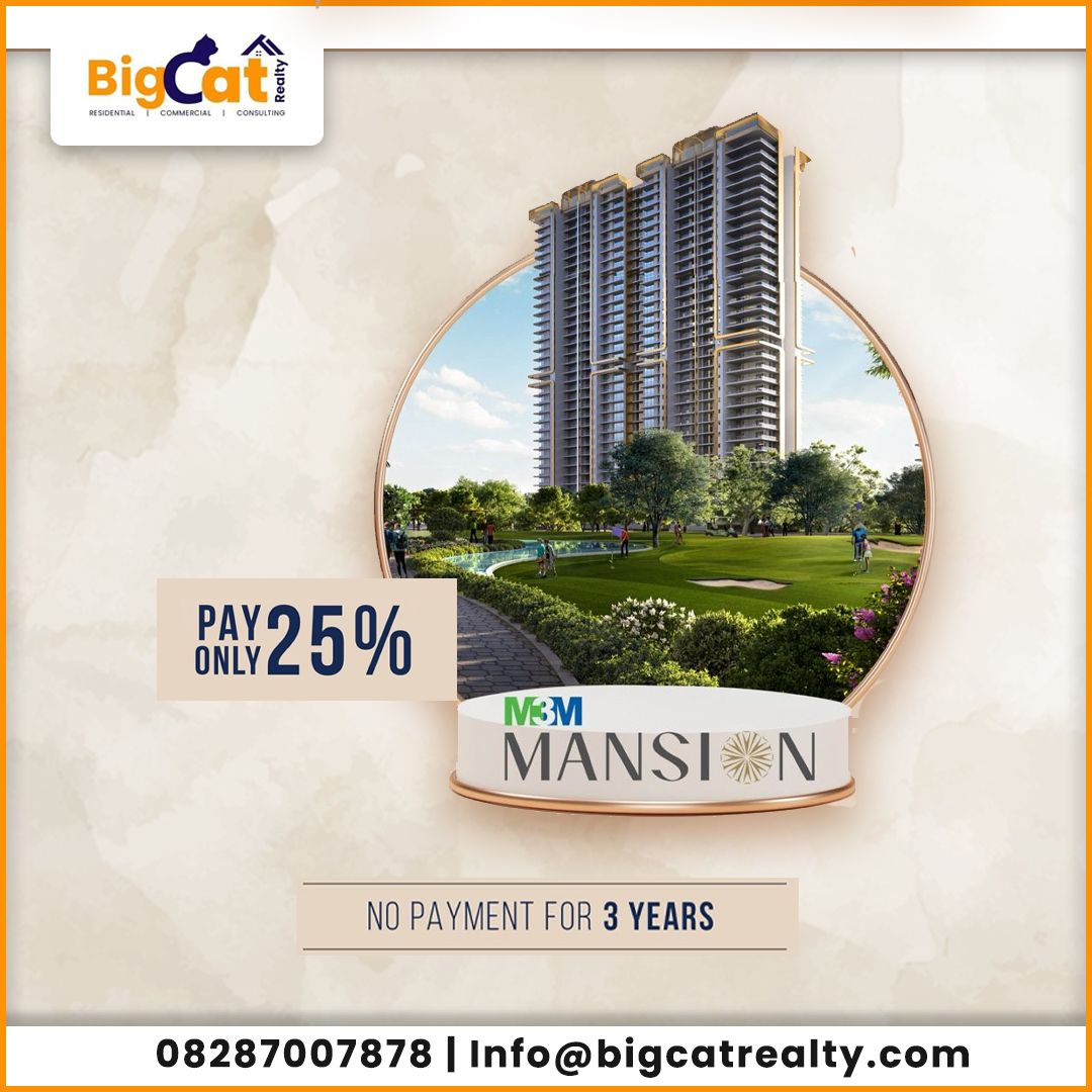BigCat Realty (@bigcatrealty) on Twitter photo 🏡 Luxury Living at M3M Mansion! 🏡
✔️ Ultra-luxurious high-rise residences
✔️ Breathtaking green landscapes
✔️ Premium amenities for a lavish lifestyle
📍 Invest Smart, Live Grand with BigCat Realty!
📞 Call us at 08287007878
📧 Email: Info@bigcatrealty.com
#M3MMansion 🏡 Luxury Living at M3M Mansion! 🏡
✔️ Ultra-luxurious high-rise residences
✔️ Breathtaking green landscapes
✔️ Premium amenities for a lavish lifestyle
📍 Invest Smart, Live Grand with BigCat Realty!
📞 Call us at 08287007878
📧 Email: Info@bigcatrealty.com
#M3MMansion