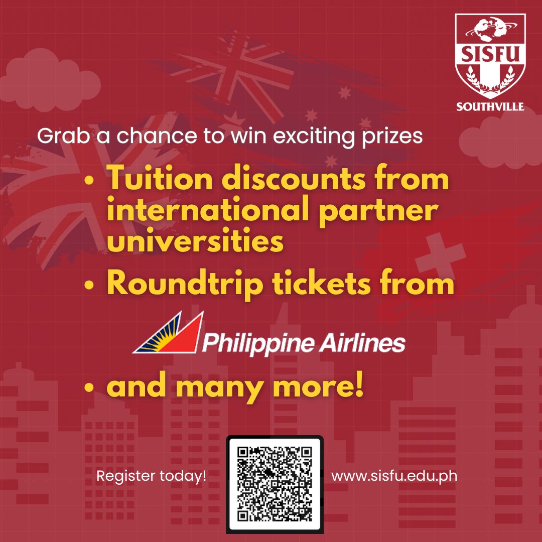 SISFUph's tweet photo. Discover how Maxine Trinidad balanced career & studies through online education!
Join the International University Fair & explore top UK, Swiss & Australian institutions. Scholarships available!
Register now: https://t.co/51MJoxyQV4
#SISFU #UniversityFair #StudyOnline https://t.co/QjsBo7iU31