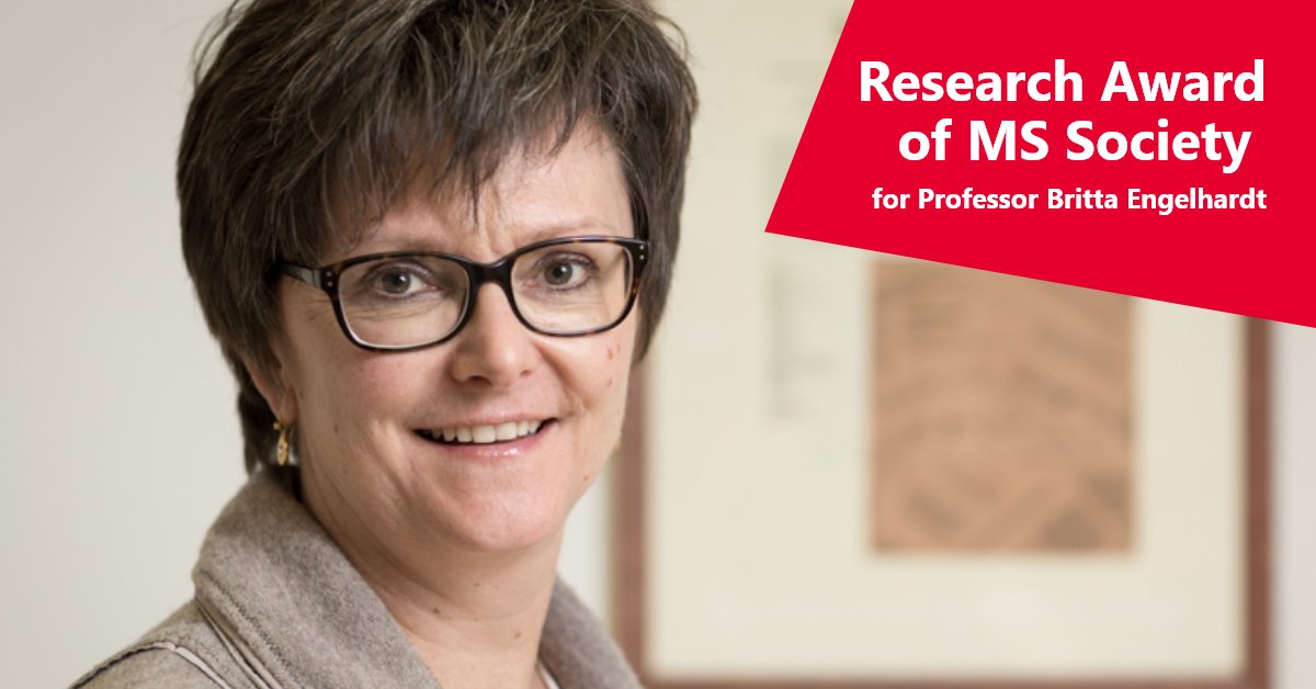 Faculty of Medicine, University of Bern (@medfacultyunibe) on Twitter photo Britta Engelhardt, Director of the Theodor Kocher Institute at <a href="/unibern/">Universität Bern</a>, received the 2025 Research Award of the Swiss Multiple Sclerosis Society <a href="/SchweizMs/">Schweiz. MS-Gesellschaft</a>. 👏Many congratulations!💐👉To the interview (in German): multiplesklerose.ch/de/aktuelles/d… Britta Engelhardt, Director of the Theodor Kocher Institute at <a href="/unibern/">Universität Bern</a>, received the 2025 Research Award of the Swiss Multiple Sclerosis Society <a href="/SchweizMs/">Schweiz. MS-Gesellschaft</a>. 👏Many congratulations!💐👉To the interview (in German): multiplesklerose.ch/de/aktuelles/d…