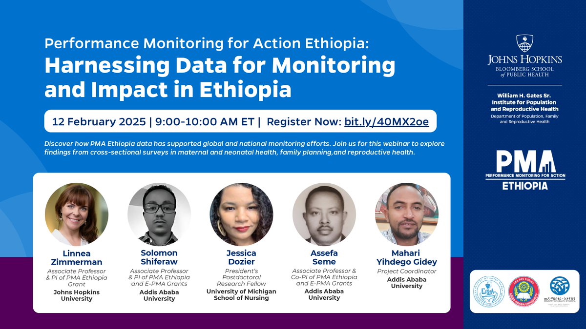 PMA ETHIOPIA (@pmaethiopia) on Twitter photo Webinar: Harnessing PMA Ethiopia Data for Monitoring and Impact Further: gatesinstitute.org/2025/01/webina…
<a href="/FMoHealth/">Ministry of Health ETHIOPIA</a> <a href="/MekdesDaba/">Mekdes Daba</a> <a href="/dereje_dugumaMD/">Dereje Duguma MD MPH</a> <a href="/SolomonYesuf/">Solomon Shiferaw</a> <a href="/SemeAssefa/">Assefa Seme</a> Webinar: Harnessing PMA Ethiopia Data for Monitoring and Impact Further: gatesinstitute.org/2025/01/webina…
<a href="/FMoHealth/">Ministry of Health ETHIOPIA</a> <a href="/MekdesDaba/">Mekdes Daba</a> <a href="/dereje_dugumaMD/">Dereje Duguma MD MPH</a> <a href="/SolomonYesuf/">Solomon Shiferaw</a> <a href="/SemeAssefa/">Assefa Seme</a>