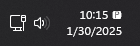 Aldaviva's tweet photo. The taskbar and some other windows were changed to use a monochrome emoji font instead of color in 26100.3037 (2025-01-28). https://t.co/PJ8U9V6Fux