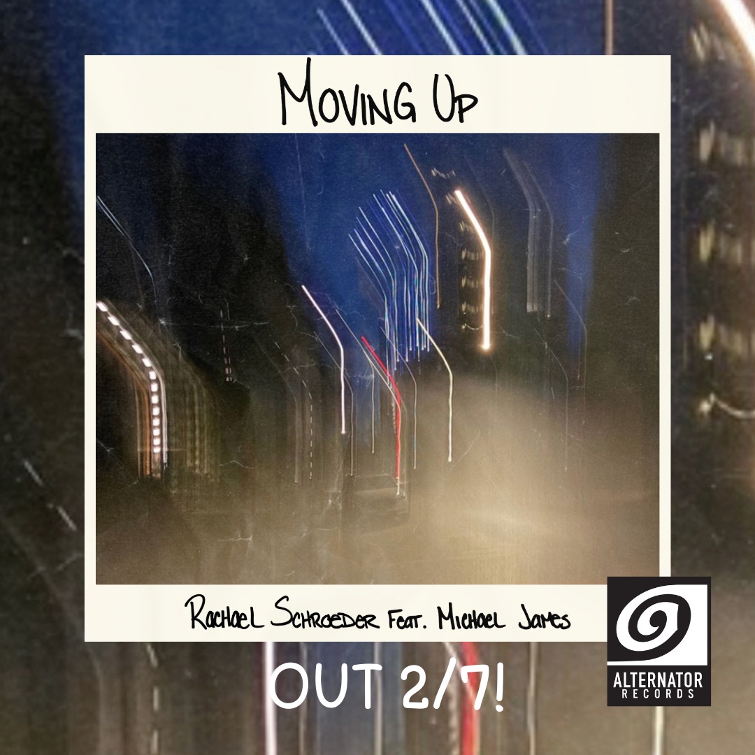 Stay tuned for new release "Moving Up" from Alternator Records artist @rachaelschroeder featuring our one and only @michaeljamesproducer! OUT 2/7/25! #alternatorrecords #rachaelschroeder #newrelease#michaeljamesproducer