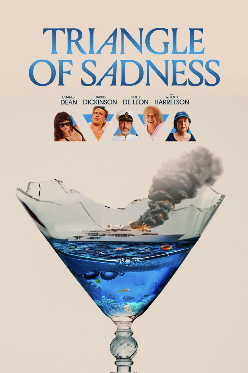 lawakboxd's tweet photo. 4. Triangle of Sadness (2022)
Sepasang model influencer bergabung dalam pelayaran mewah bersama para miliarder, tetapi ketika kapal karam, dinamika kekuasaan sosial berubah secara brutal di pulau terpencil. https://t.co/iluRaLxhwk