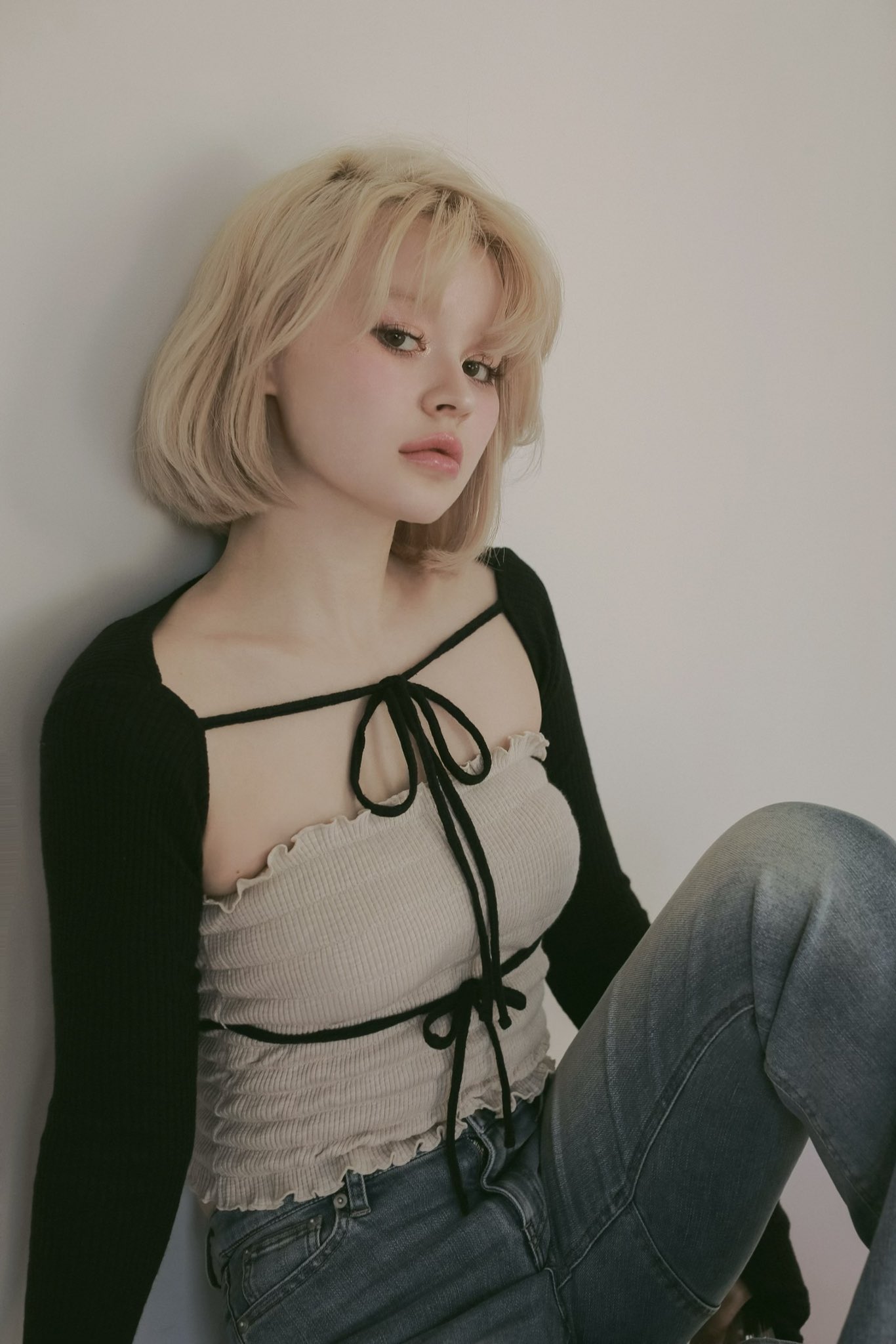 とと♡ANDMARY Mei shirring tops ANDMARY】Mei shirring tops