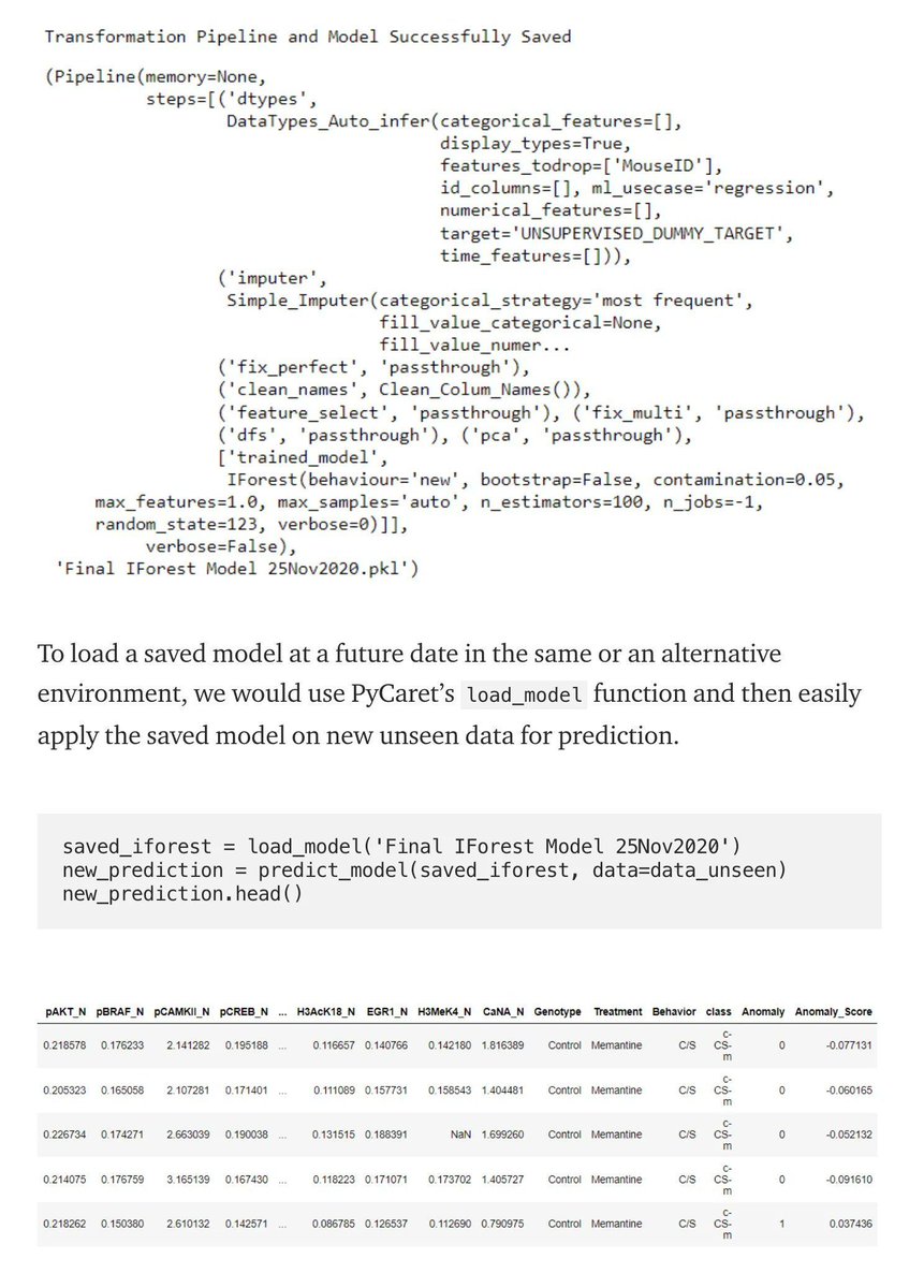 gp_pulipaka's tweet image. Intro to #AnomalyDetection in #Python with #PyCaret. #BigData #Analytics #DataScience #AI #MachineLearning #IoT #IIoT #RStats #TensorFlow #Java #JavaScript #ReactJS #CloudComputing #Serverless #DataScientist #Linux #Programming #Coding #100DaysofCode
geni.us/Python-with-Py…