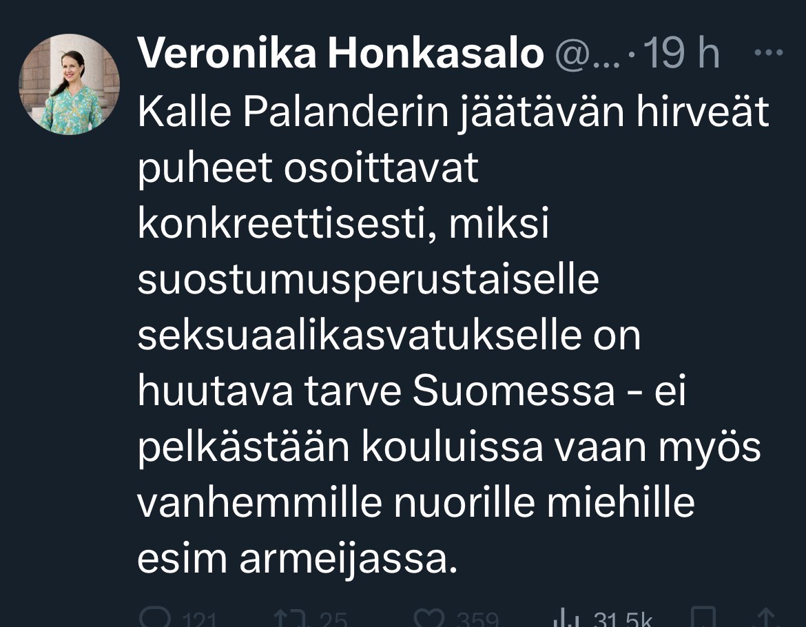 Minä käytän ”jäätävän hirveää” silloin kun Hamasin terroristit listivät lapsia. Veronikalle riittää Kallen levottomat jutut.