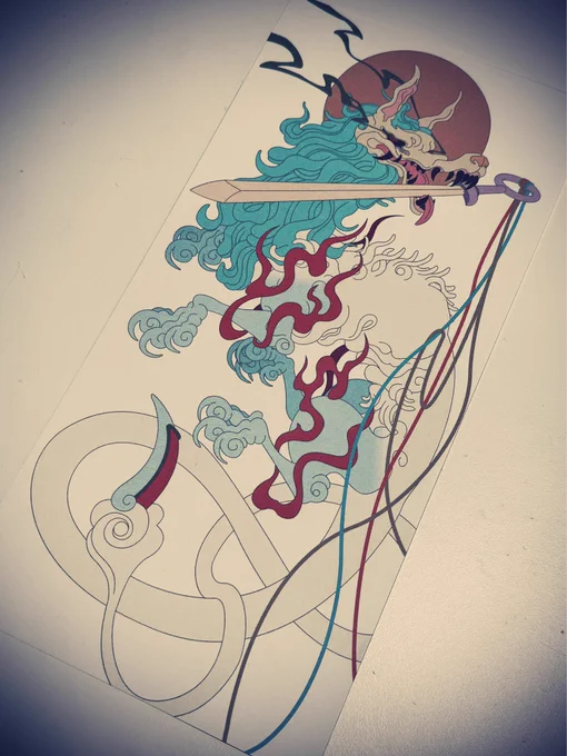 ええ感じに最後まで描きあげられますように 