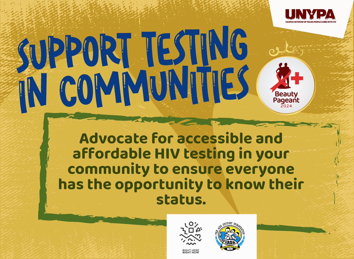 MaryRio.B.Semakula (@riobarbie6) on Twitter photo Testing for HIV isn’t like an exam and no one fails, but everyone wins with knowledge! 
Stay sharp, stay safe, and let’s make testing easy and accessible for all. 
Who’s with me? ✊ 
 #Combate Testing for HIV isn’t like an exam and no one fails, but everyone wins with knowledge! 
Stay sharp, stay safe, and let’s make testing easy and accessible for all. 
Who’s with me? ✊ 
 #Combate