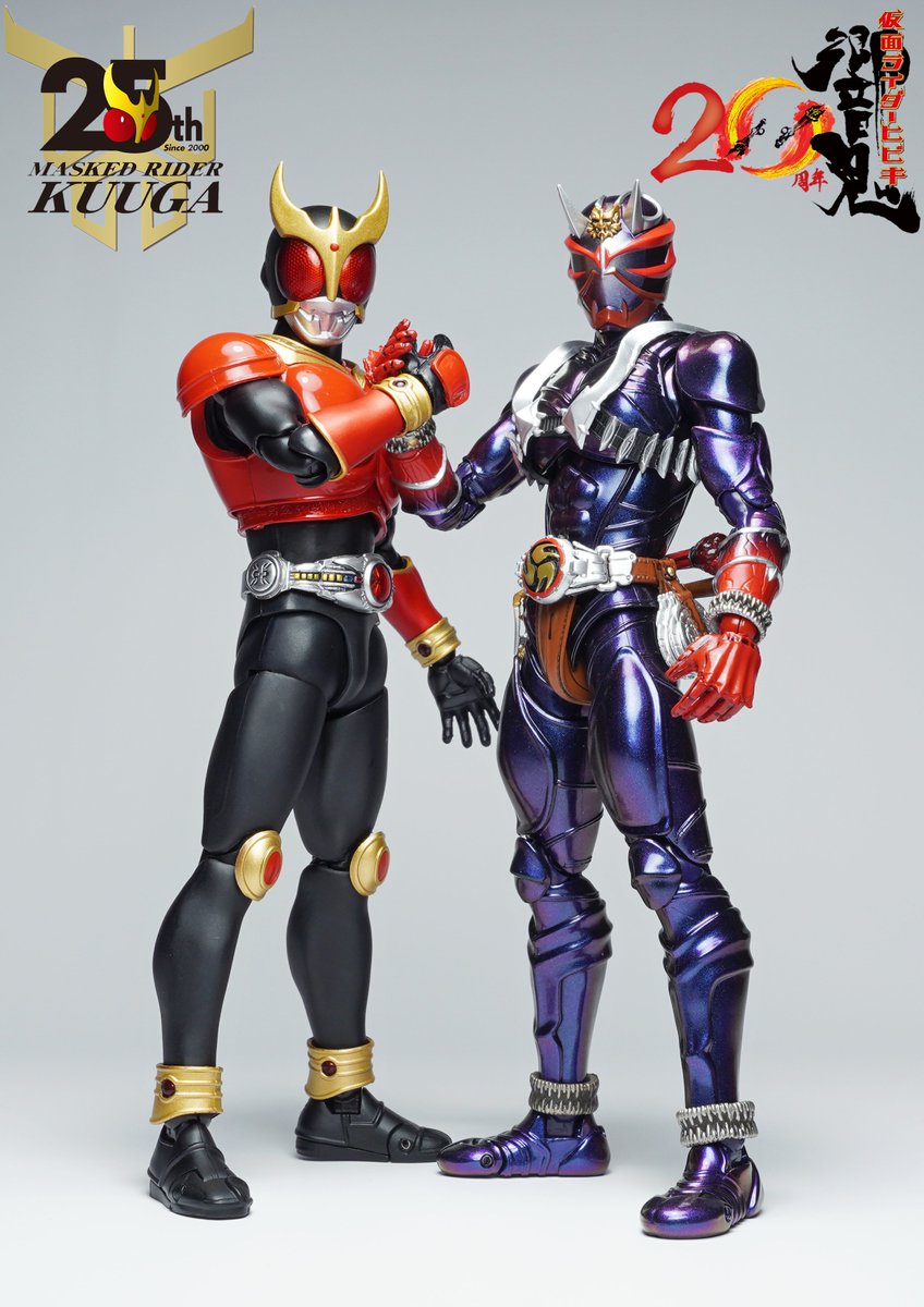 25周年MASKED RIDER KUUGA フィギュアセット仮面ライダークウガ 大丈夫！鍛えてますから！」 #仮面ライダークウガ #仮面ライダー響鬼