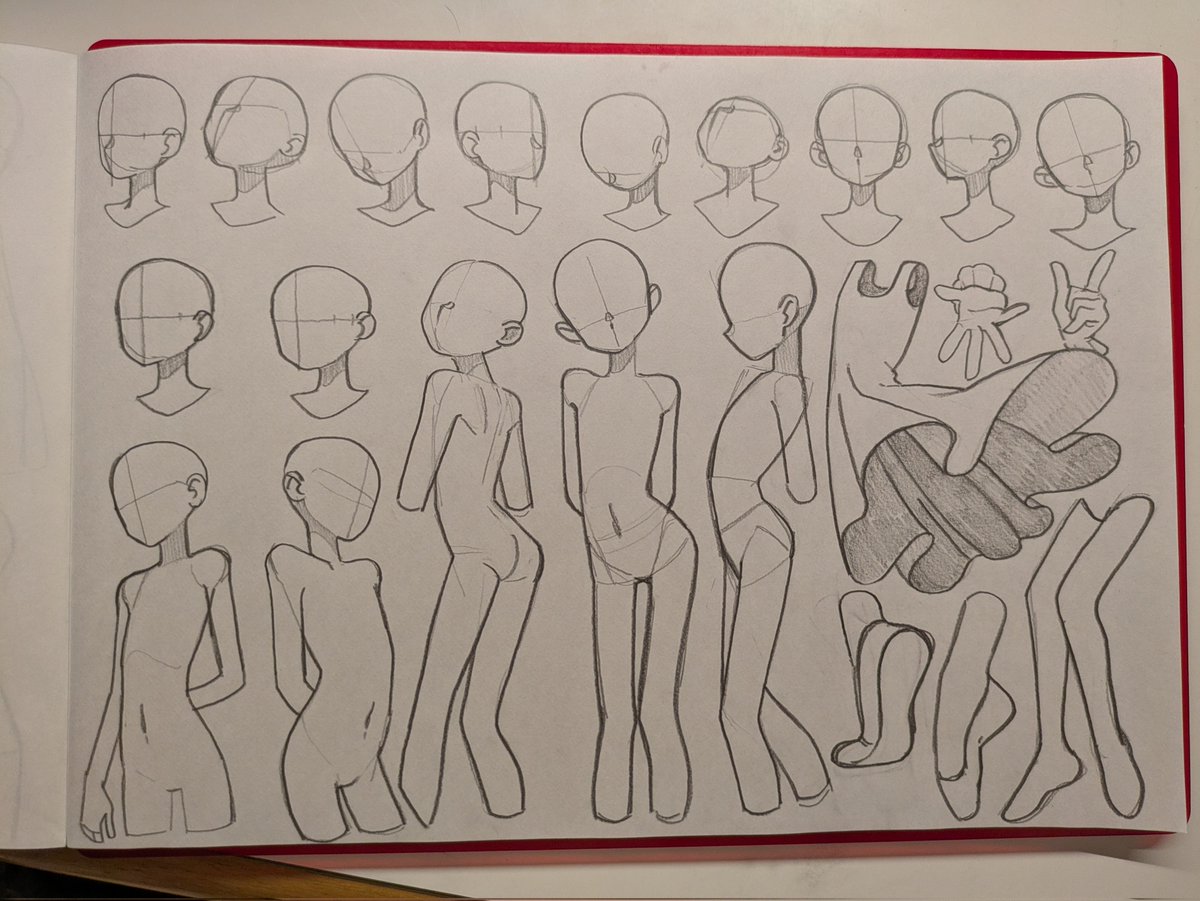 丸から描いたり十から描いたり