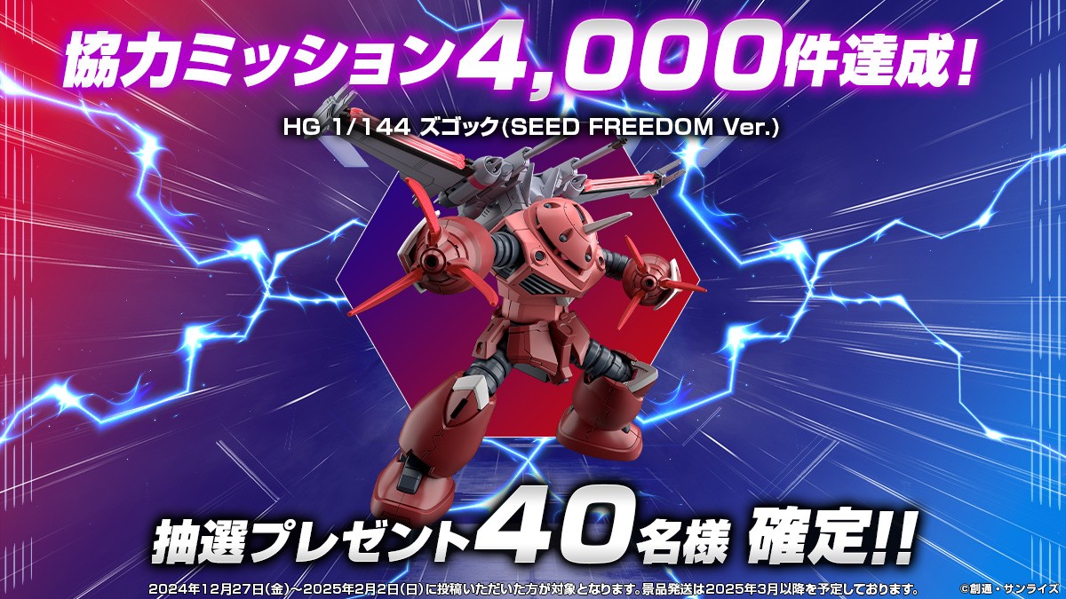 ガンプラSNS投稿キャンペーン 「GUNPLA DUEL MISSION」 ／ “協力