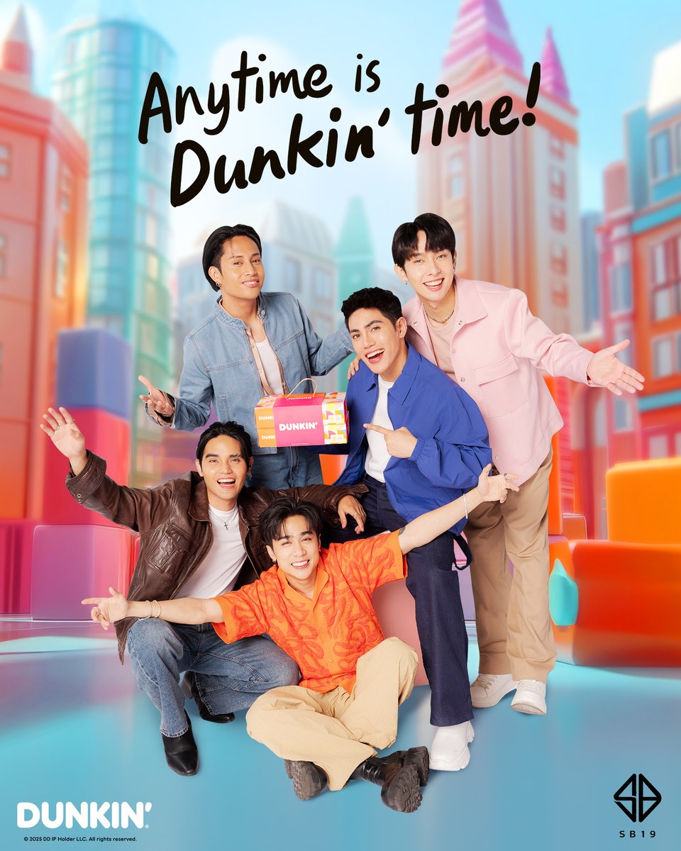 dunkinph's tweet photo. 🧡💙 #SB19DunkinPH https://t.co/ln6WWxEDDK