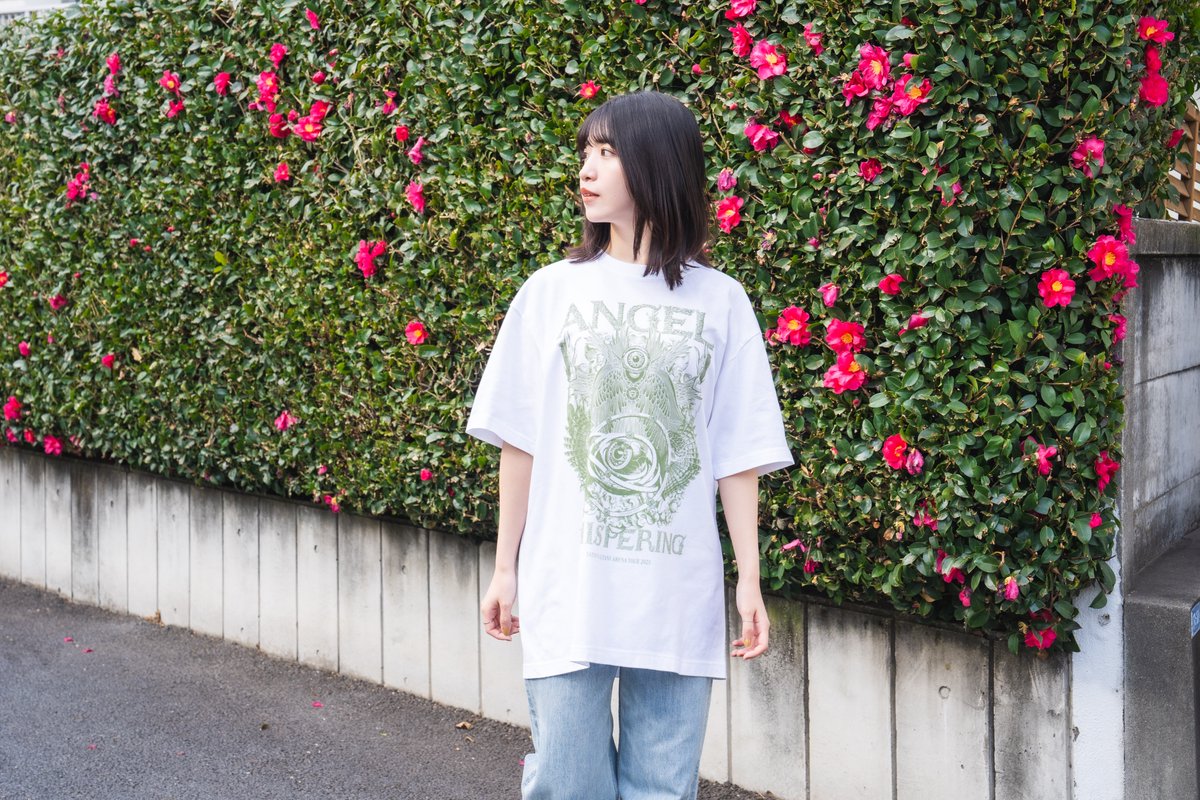 ✨👁️NEW GOODS👁️✨ 🪽ANGEL WHISPERING Tシャツ シロ (M.L.XL