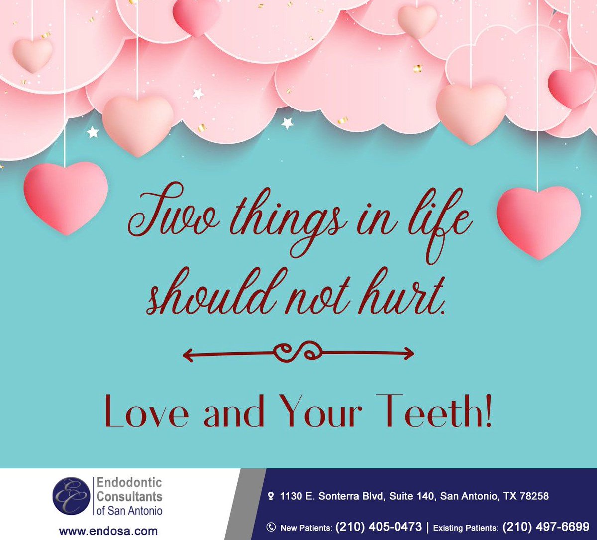 Tooth pain can disrupt your day, whether it's a sharp twinge from hot or cold foods or a persistent, throbbing ache. Endodontic Consultants of San Antonio can help you find relief and regain your confident smile. #toothpain #oralcare #endodonticconsultantsofsanantonio #sanantonio