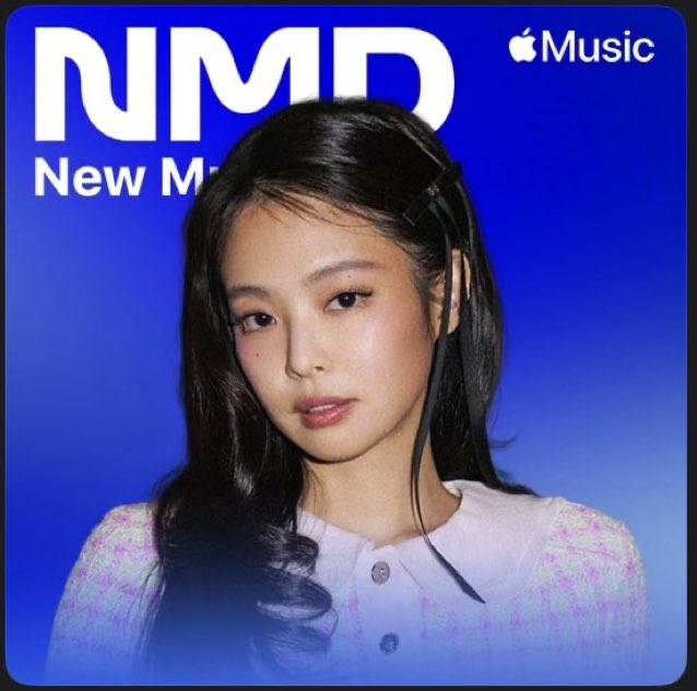 BLACKPINKCNTRAL's tweet photo. JENNIE covers Apple Music’s “New Music Daily” playlist with “Love Hangover” currently at #1 slot.

LOVE HANGOVER OUT NOW
#JENNIE_LoveHangover
#제니_러브행오버_들어봐 https://t.co/xlWvQjdnbL