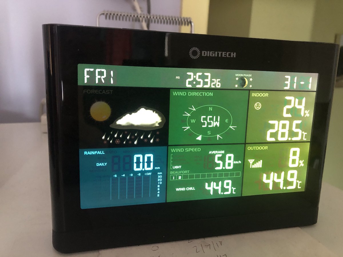 Nice day to stay inside in downtown Bruce Rock WA today at least it hasn’t reached 45°