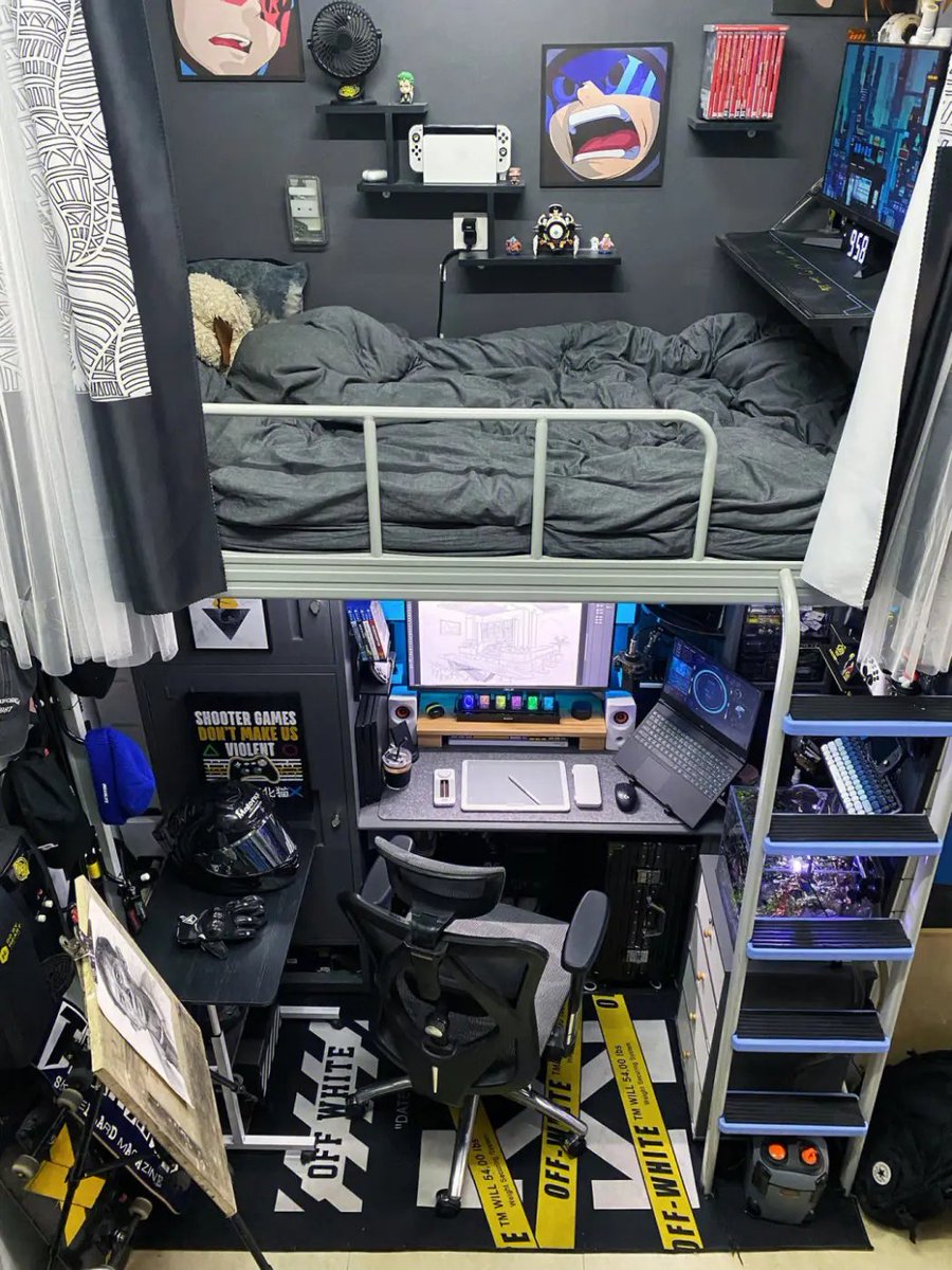 Our featured user setup this month is the Pen Tablet Medium Bundle SE laid out on a tucked-away desk area underneath a loft bed. 
What does your Xencelabs creative setup look like? 

#Xencelabs #CreateWhatYouDream #UserSetup #PenTabletMediumBundleSE