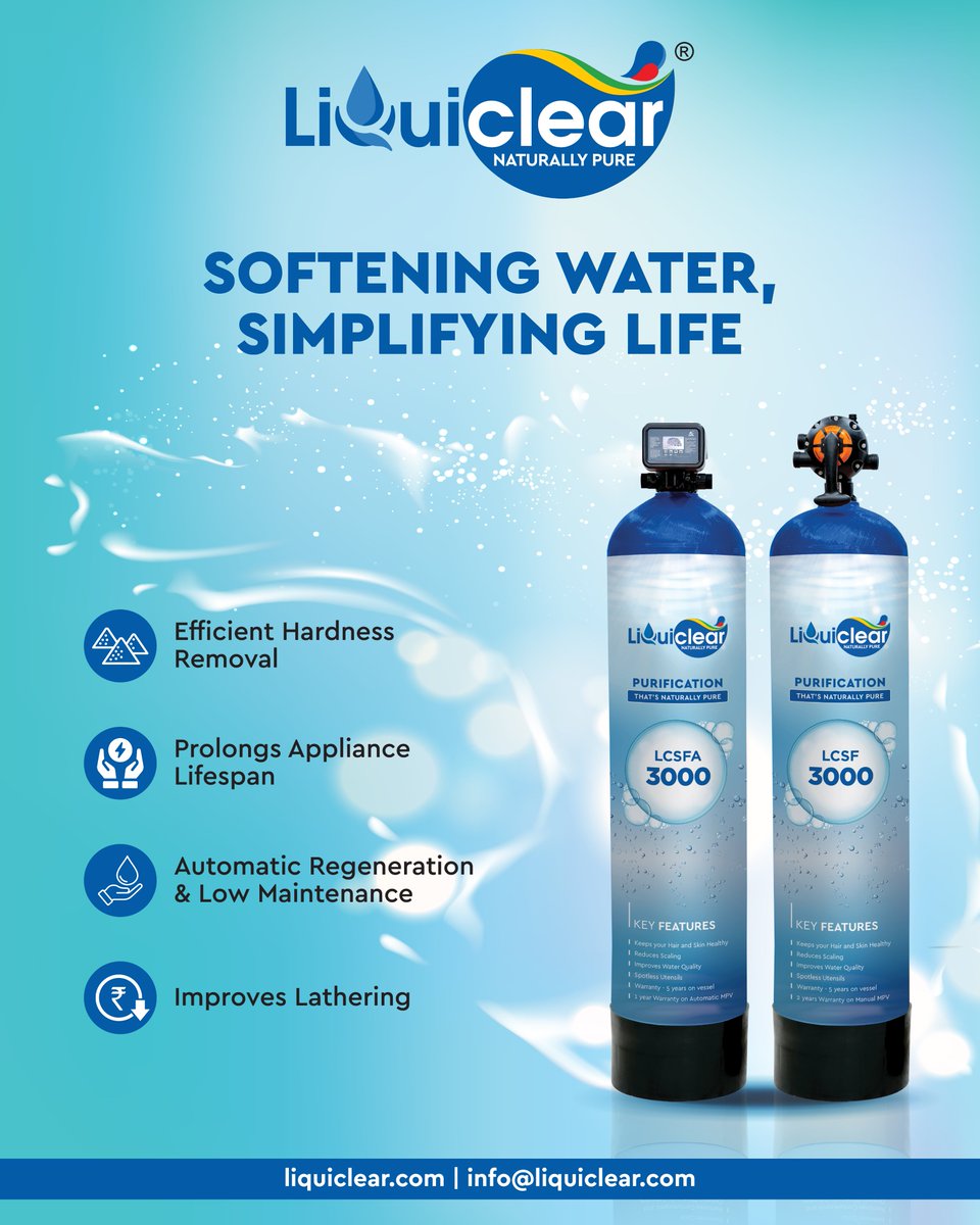 liquiclear's tweet photo. Experience the simplicity of purity with Liquiclear—where every drop counts towards a softer, cleaner, and easier life. 💧🌟
.
.
.
#Liquiclear #LDITechnology #Sustainability #WaterPurifier #CleanWater #Revolution #SustainableTechnology #Purity #PureWater #Water #MineralRich https://t.co/bb8irgBwNm