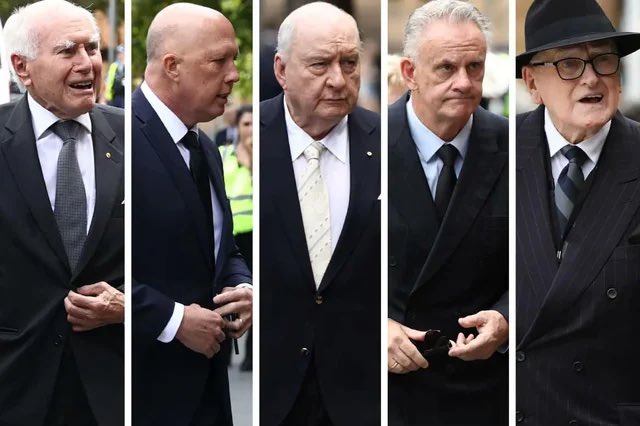 RupertsConscie1's tweet photo. Peter Dutton attended Pell's funeral. Anthony Albanese did not.
Peter Dutton talks a big game when it comes to protecting Australians from Pedophiles.
Dutton is not fit to lead. #Pell #Auspol https://t.co/jeLeYpPcy5