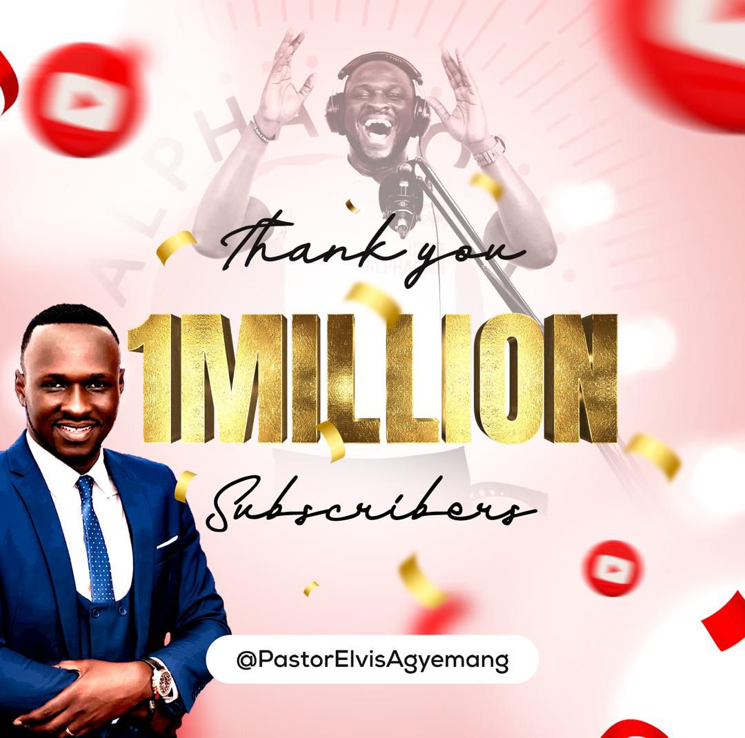 AlphaHourPastor's tweet photo. 1 Million Subscribers on YouTube. 

Thank you Jesus. Thank you family. https://t.co/C8U1hmiphP