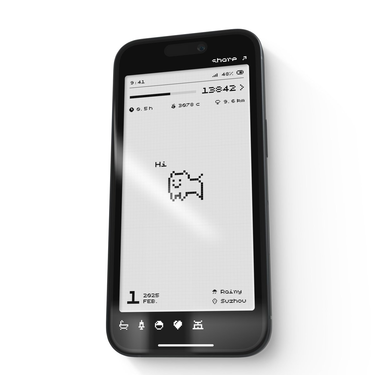 2x2_happy's tweet photo. I’m building a new app that encourages people to exercise. It’s simple—you can exchange your walking steps for coins and use them to buy food or take care of a pet. Anyone interested?
#buildinpublic #petapp https://t.co/I3VjPsDIWD