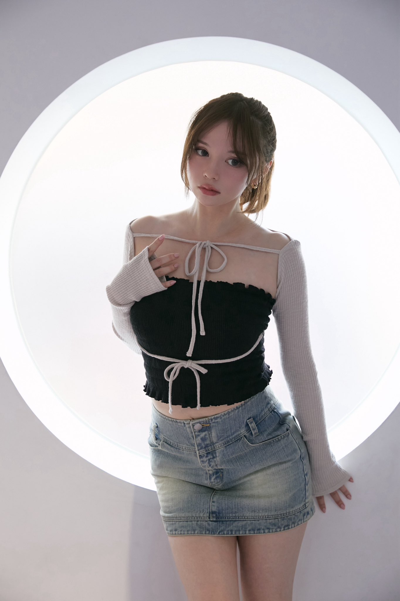 スカート andmary Jenny denim mini skirt S andmary on X: 