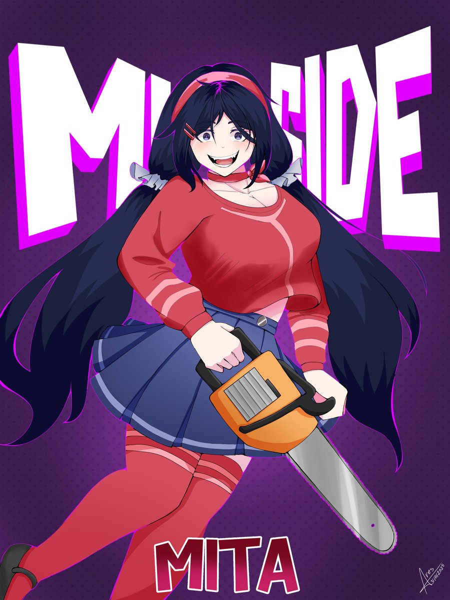 FA : Miside Mita game💜🩷 #MiSide #Misidemita #fanartmita