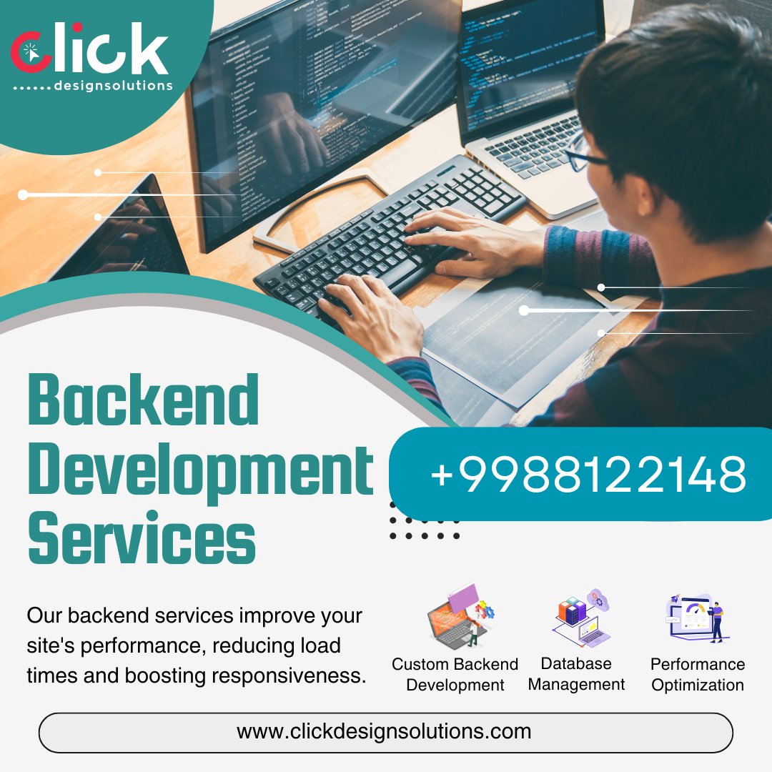 clickdesign42's tweet photo. Your backend matters! A well-optimized backend reduces load times, improves security, and boosts performance. 🚀

📞 Need a backend upgrade? Let's talk!

🔗 https://t.co/beiujLqZyg

#BackendDevelopment #WebOptimization #WebsiteSpeed #TechSolutions #DatabaseManagement https://t.co/kws8idIA9Y