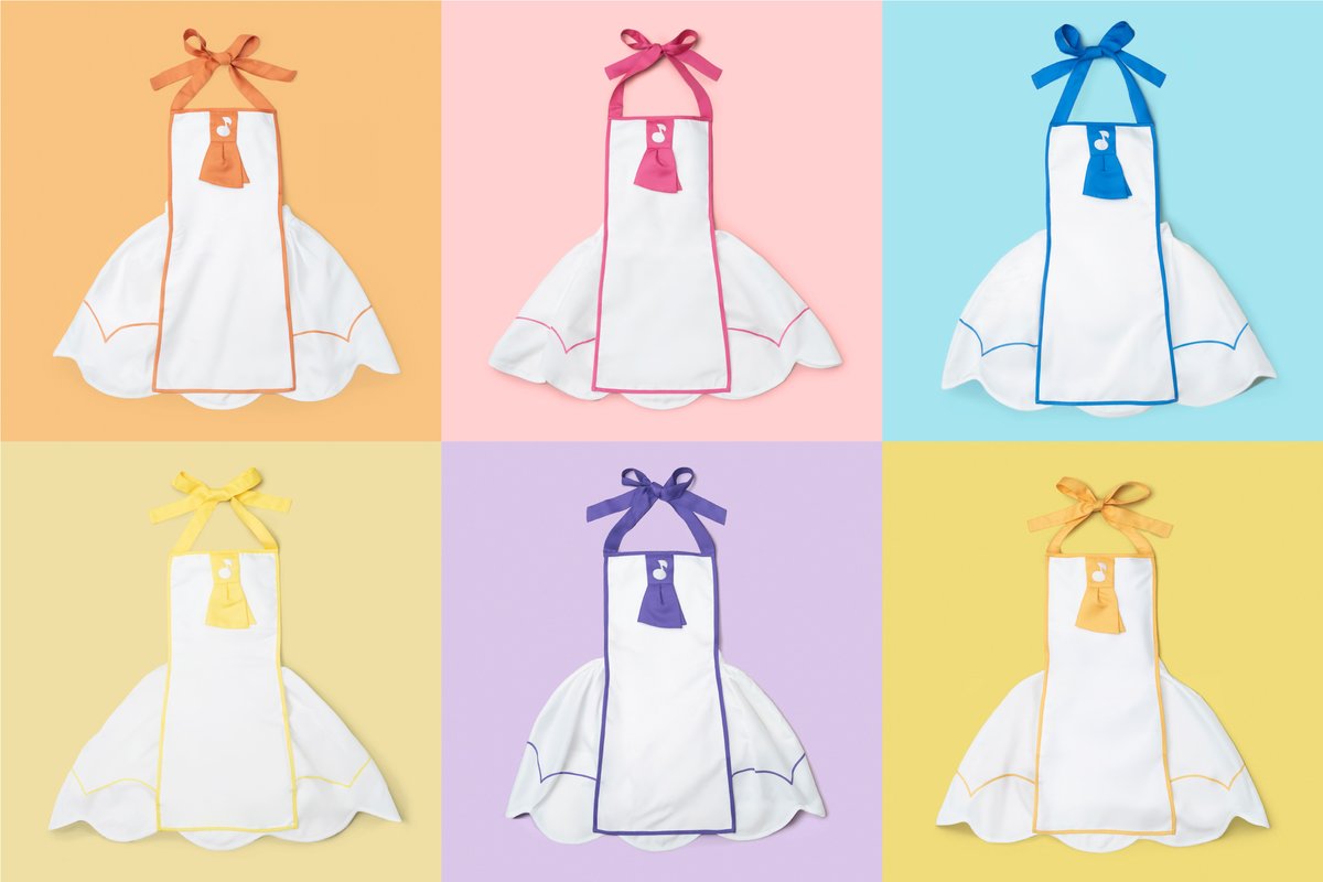 💖#おジャ魔女どれみ💖 【2/7（金）新商品発売!】 パティシエエプロン