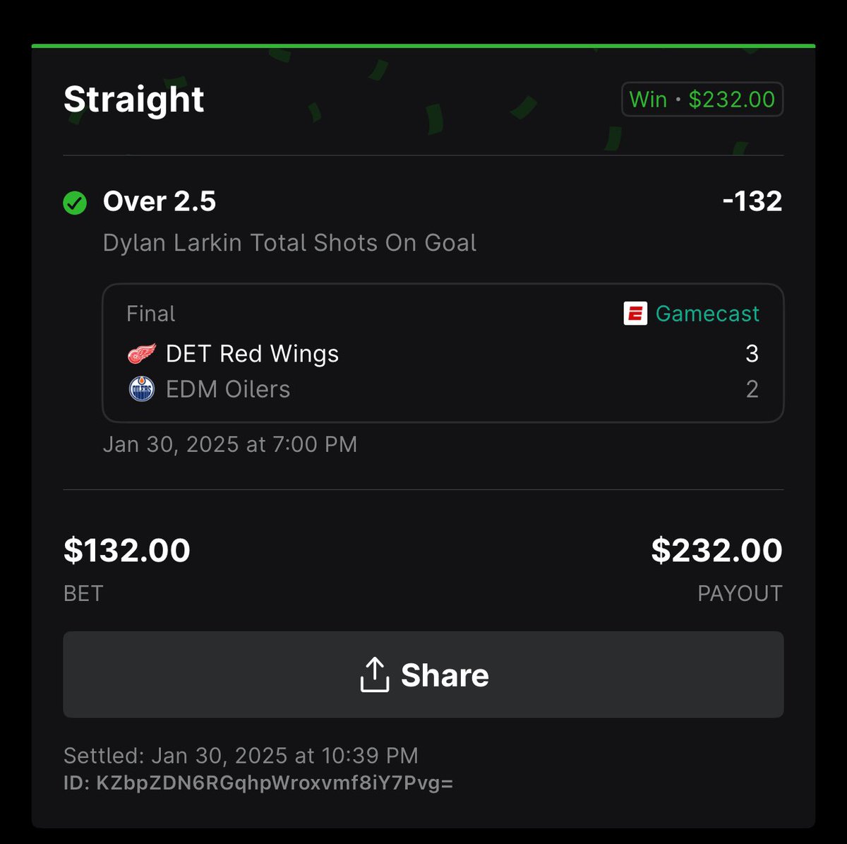 ExoticWagerz's tweet image. CASH IT!!. ✅💰

I’m also giving away $50 to 6 people. Check out the post on my profile page to enter!.

#LGRW #LetsGoOilers #NHL25 #GamblingOnX #GamblingX