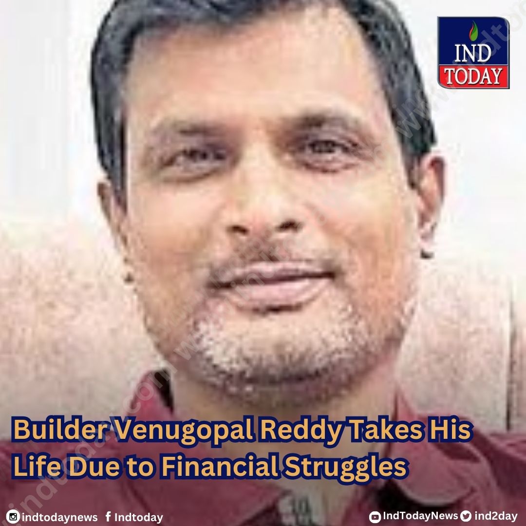 ind2day's tweet image. Builder Venugopal Reddy, 39, from Kompally, committed suicide due to financial strain from an unsold real estate project. Only three of ten flats were sold, leaving him unable to repay loans.
#indtoday #BuilderSuicide #FinancialStruggles #RealEstateCrisis #DebtPressure #Kompally