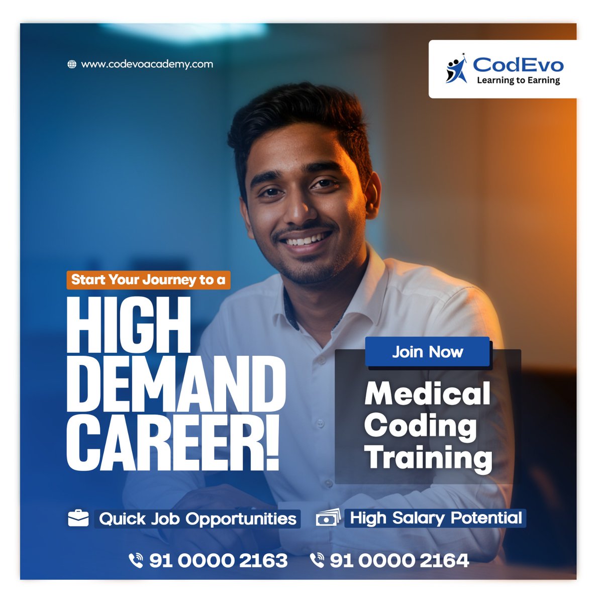 codevoacademy's tweet image. Start Your Journey to a High-Demand Career in Medical Coding! CodEvo Academy🏥
Visit: codevoacademy.com
#MedicalCoding #CareerOpportunities #codevoacademy