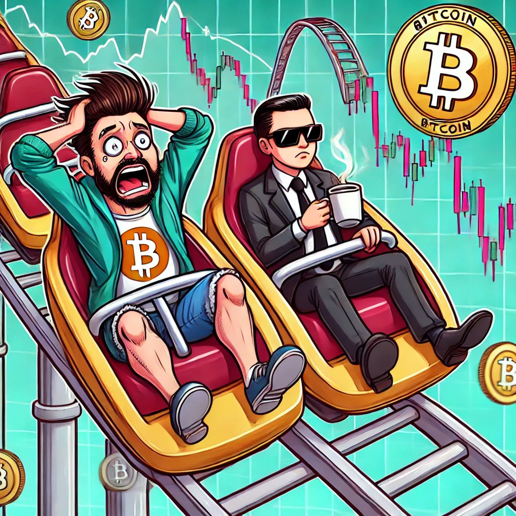 "When the market dips, but you remember why you’re here. 😎 #HODL #Web3"