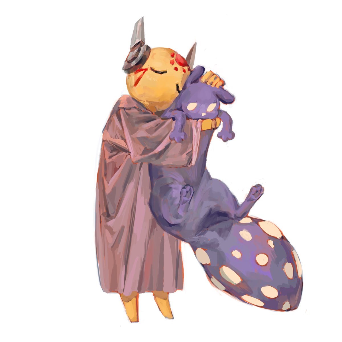 purpleqiqiqi's tweet photo. 爱猫人士
#Rainworld 
#Spearmaster
#sevenredsuns https://t.co/qEHgpqRCok