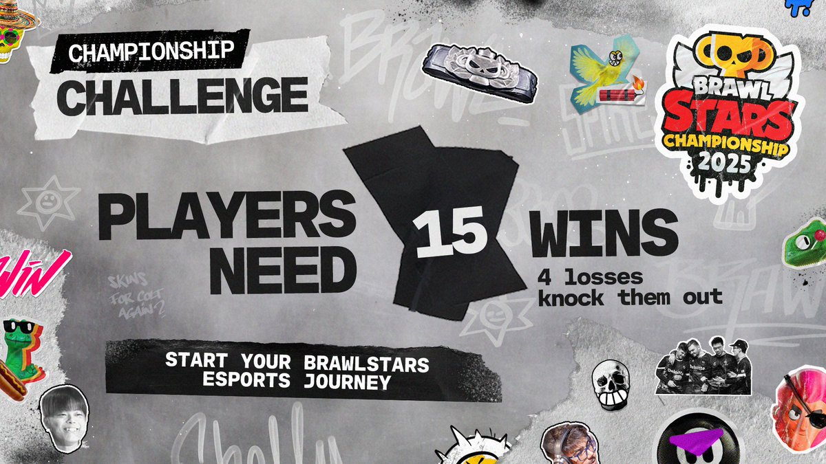 The Championship Challenge is LIVE! 🏆

15 wins and your Brawl Esports journey can start TODAY! 💪

4 losses knock you out, so make sure to bring friends! 🤝

See you on the Brawl Ball field 😎
#BSC25